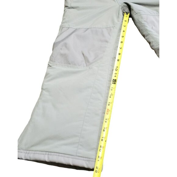 LL Bean Snow Pants Kids 8 Thinsulate Cold Buster Gaiters Gray Snowboarding Ski - Picture 11 of 16